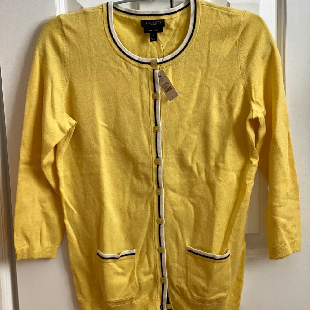 TALBOTS women 3/4 sleeve cardigan